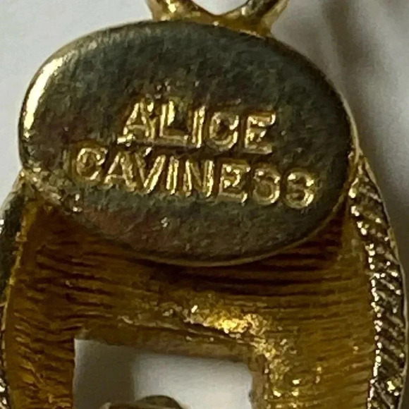 RARE ALICE CAVINESS NECKLACE AND MATCHING CLIP ON EARRINGS. 😍 - Picture 7 of 10